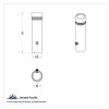 Long Toggle Switch Extension For Freightliner - Clear Crystal