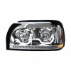 Chrome Projection Headlight With LED Turn Signal & Light Bar For Freightliner Century - Passenger