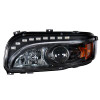 Black Projection Headlight V2 With LED Turn & DRL For Peterbilt 389 (2008-2022) & 388 (2008-2015)- Driver