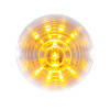 19 LED Beehive Grakon 1000 Cab Light - Amber LED/Clear Lens