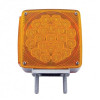 45 LED Double Stud Double Face Turn Signal Light (Driver) - Amber & Red LED/Amber & Red Lens