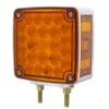 52 LED Double Stud Double Face Turn Signal Light (Driver) - Amber & Red LED/Amber & Red Lens