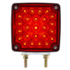 52 LED Double Stud Double Face Turn Signal Light (Driver) - Amber & Red LED/Amber & Red Lens