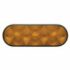 10 LED 6" Oval Turn Signal Light - Amber LED/Amber Lens