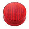 13 LED 2-1/2" Round Light (Clearance/Marker) - Red LED/Red Lens