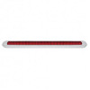 23 LED 17-1/4" Reflector Light Bar With Bezel (Stop, Turn & Tail) - Red LED/Red Lens