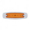 16 LED Rectangular GloLight With Bezel (Clearance/Marker) - Amber LED/Amber Lens (Bulk)