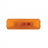 10 LED Rectangular GloLight (Clearance/Marker) - Amber LED/Amber Lens