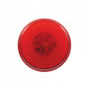 6 LED 2" Round GloLight (Clearance/Marker) - Red LED/Red Lens (Bulk)