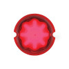 9 LED Dual Function GloLight Watermelon Cab/Auxiliary Light - Red LED/Red Lens (Bulk)