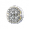 15 LED 3" Reflector Series 4 Light For Double Face Light Housing - Amber LED/Clear Lens (Bulk)