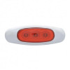 3 LED Reflector Light (Clearance/Marker) - Red LED/Red Lens