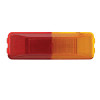 Incandescent Rectangular Fender Mount Light (Clearance/Marker) - Amber & Red Lens