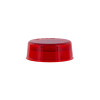 7 LED 2" Round Turbine Light (Clearance/Marker) - Red LED/Red Lens