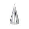 33mm x 4-1/2" Chrome Plastic X Spike Nut Covers - Thread-On (Box Of 10)