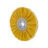 6" Yellow Treated Airway Buff - 5/8" & 1/2" Arbor