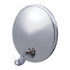 8-1/2" Chrome Convex Mirror With Offset Mounting Stud