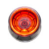 4 LED 2" Round Abyss Light (Clearance/Marker) - Red LED/Clear Lens