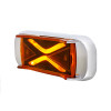 4 LED Saber Rectangular Marker Light With Amber Lens
