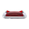 4 LED Saber Rectangular Marker Light With Red Lens