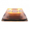 6 LED Volvo Side Indicator Light For 1998-2017 Volvo VNL - Amber LED/Clear Lens