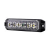 6 High Power LED "Competition Series" Slim Warning Light - White