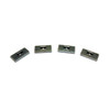 CLIP SET FOR FRONT HUBCAP 4 CLIPS BLACK (CARDED)