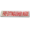 VINYL FIRE EXTINGUISHER DECALS RED FIRE EXTINGUISHER INSIDE STICKER