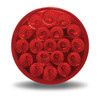 4" RED STOP, TURN & TAIL ROUND LED LIGHT - 19 DIODES