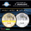 ULTRALIT - High Power LED 7" Headlight With Turn Signal & Amber Position Light Bar