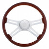 Thanks to United Pacific, you have all kinds of steering wheels to choose from - to wood, chrome, to all the colors of the rainbow. We also carry a variety of steering wheel covers and spinners to help make steering maneuvers easier on you.