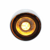 SS Front Air Cleaner Bracket With 26X 3 LED Mini Lights & Visors For Peterbilt-Amber LED/Clear Lens