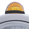 Black Guide 682-C Headlight H4 With Amber LED & Dual Mode LED Signal - Amber Lens