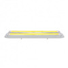 Dual  24 LED Dual Function 12" GloLight Bar With Bezel - Amber LED/Clear Lens