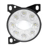 9 LED Projector Fog Light With LED Position Lights For Peterbilt 579/587 & Kenworth T660 - Chrome
