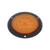 21 LED 4" Flange Mount GloLight (Turn Signal) - Amber LED/Amber Lens