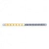 14 LED 12" Auxiliary Warning Light Bar Only - Amber LED/Clear Lens (Bulk)