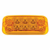 10 LED Dual Function Reflector Rectangular Light - Amber LED/Amber Lens (Bulk)