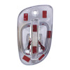 6 Amber LED Chrome Door Handle Cover for Freightliner - Passenger