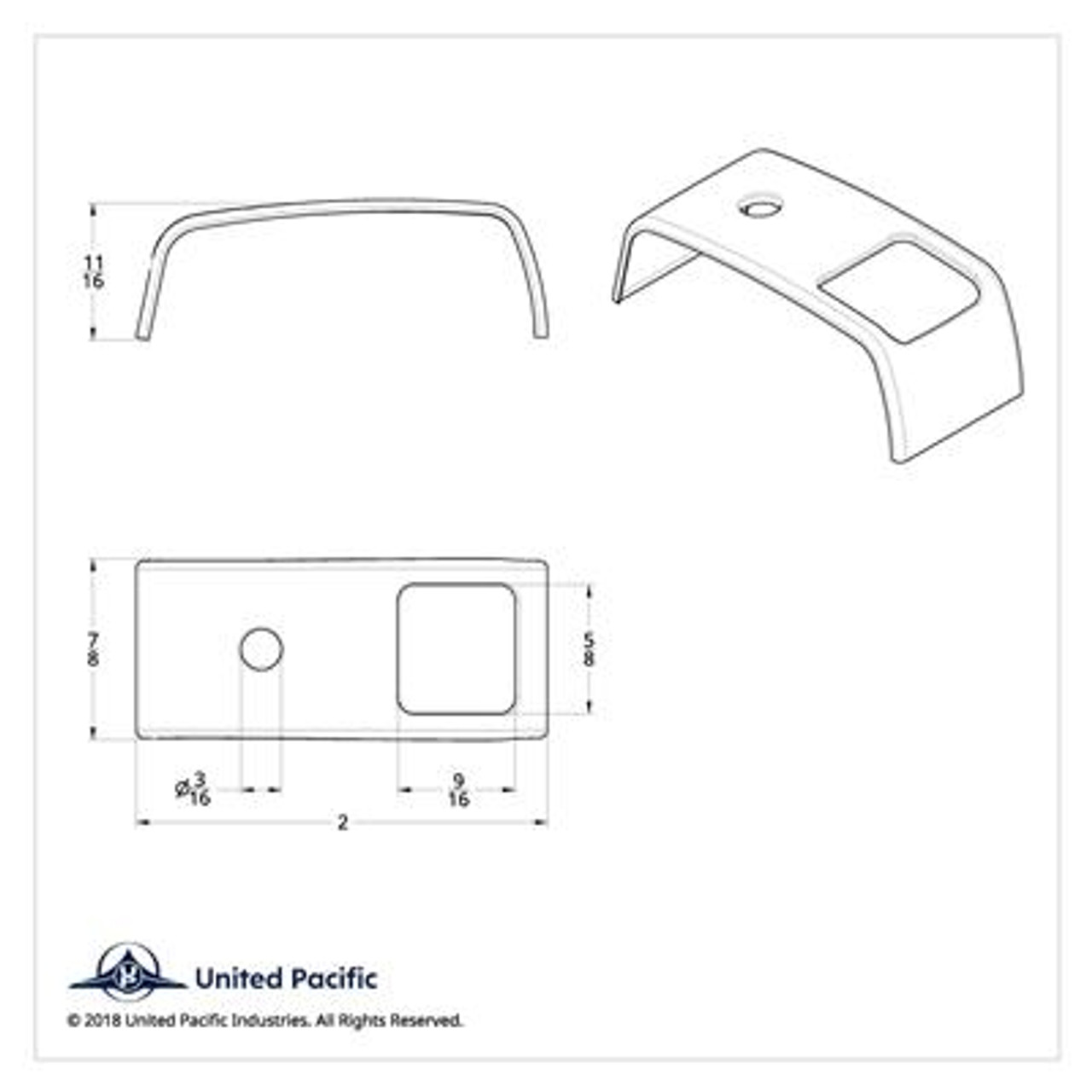 Rocker Switch Cover For 2006+ Kenworth - Plain (Card Of 3)