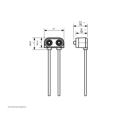 2 Prong Light (Clearance/Marker) Plug