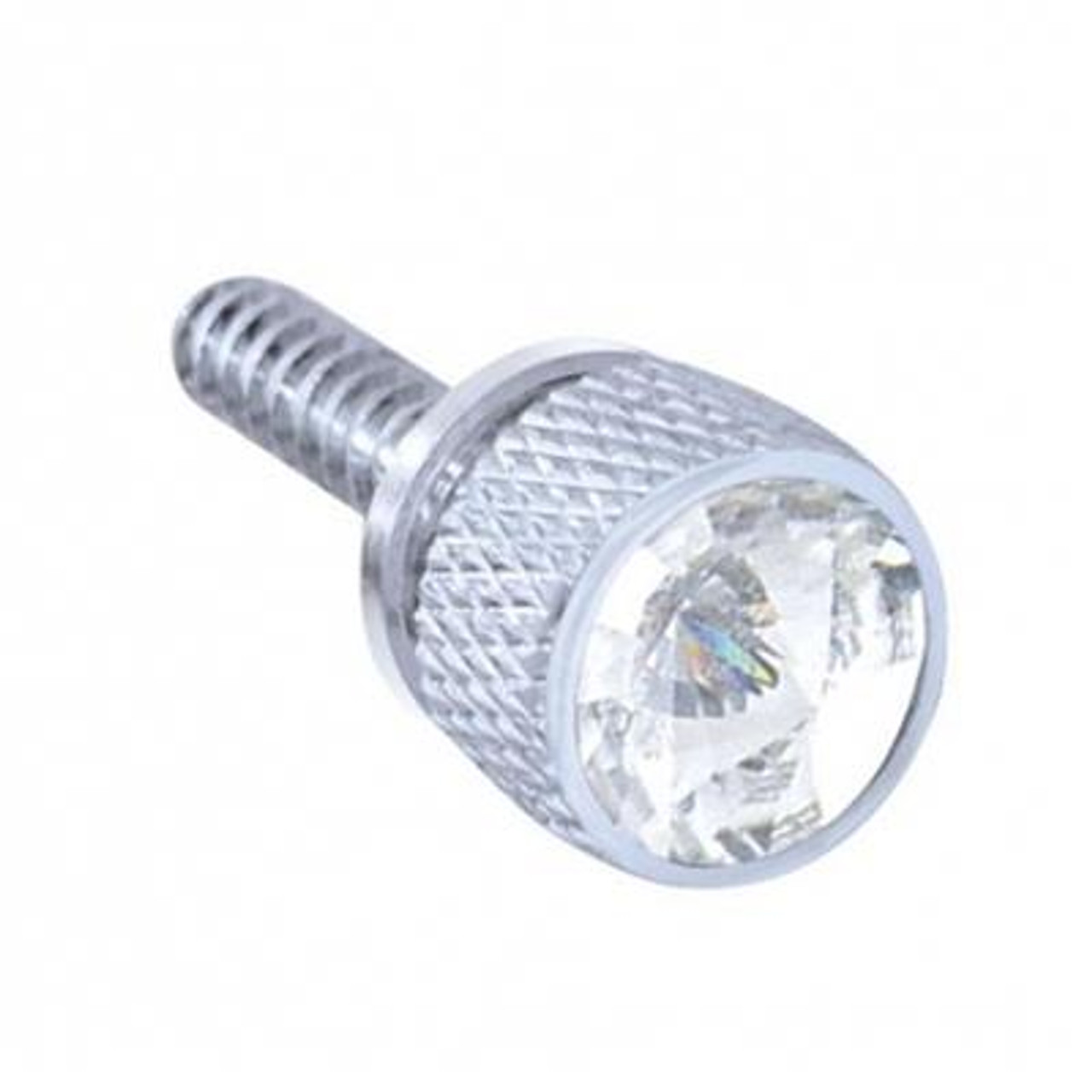 Beautiful chrome plated finish with triple chrome plating process.
Chrome dash screws with crystal for first generation body style Freightliner Cascadia.
High quality exquisite European crystal.
Available with clear crystal.