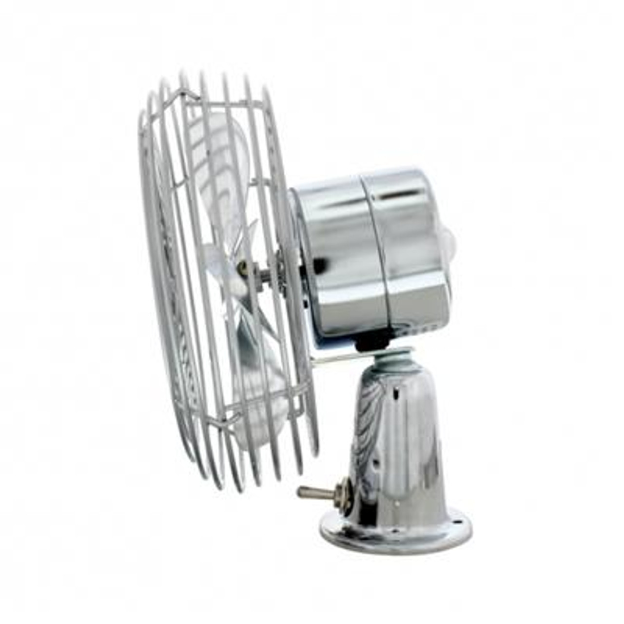 Chrome 6" Heavy Duty Fan - 12V