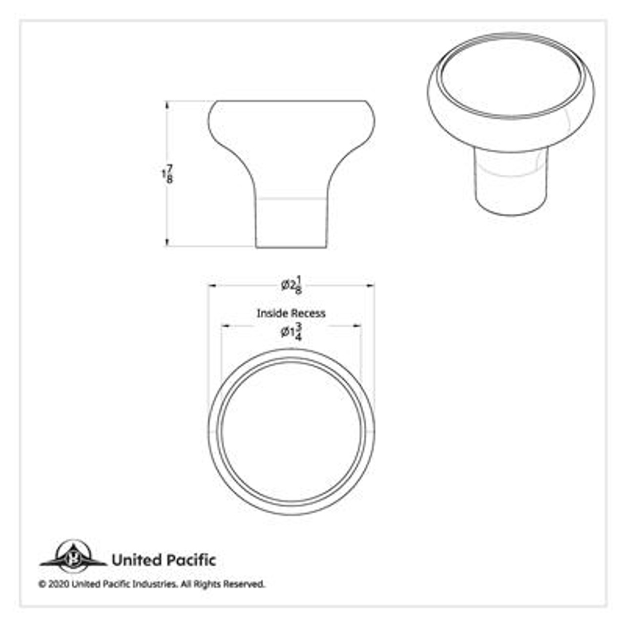 "Trailer" Deluxe Air Valve Knob - Red Glossy Sticker