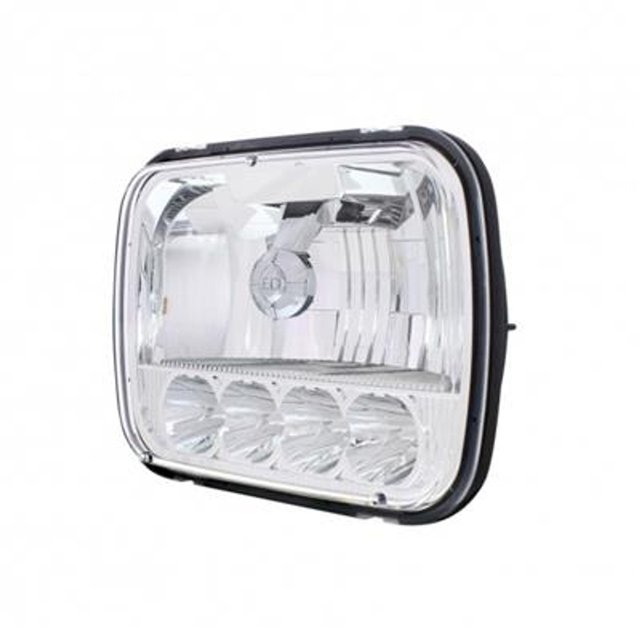 ULTRALIT - 5 High Power LED 5" X 7" Crystal Headlight - High & Low Beam