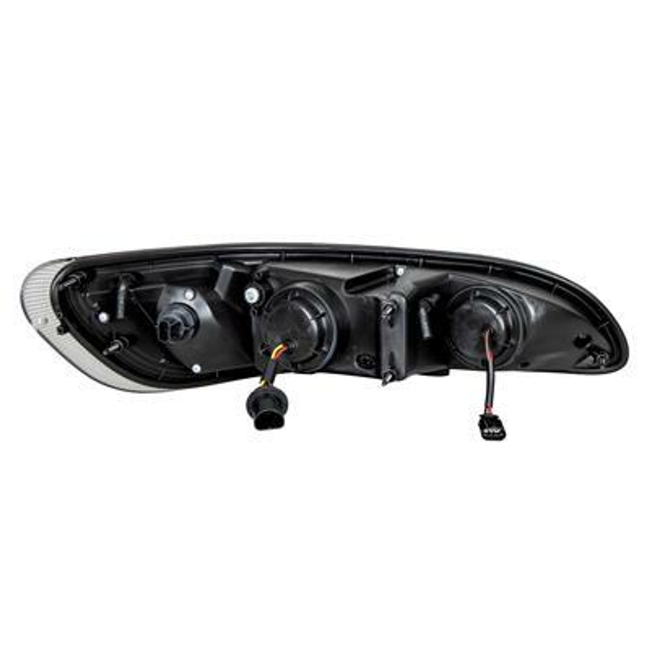 Chrome Projection Headlight W/LED Dual Function Light Bar For PB 386 (2005-2015) & 387 (1999-2010) - Passenger