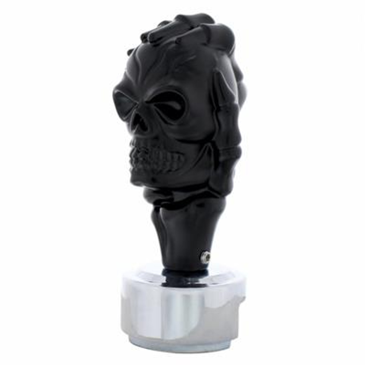 Black Skull Gearshift Knob With 13/15/18 Speed Adapter