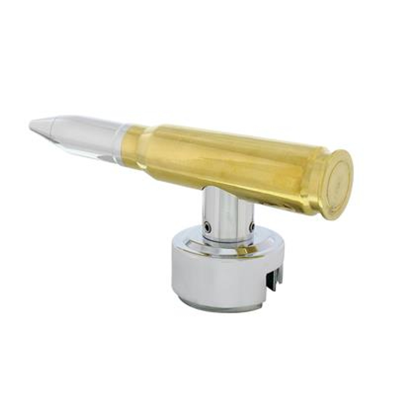 50 Caliber Bullet T-Handle Gearshift Knob With 13/15/18 Speed Adapter