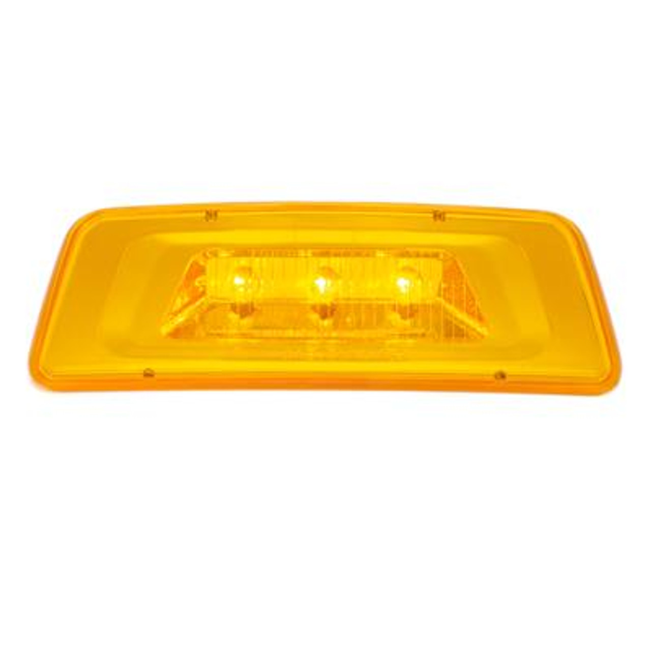 3 LED Fender Turn Signal/Parking Light For Kenworth T680/T700/T880 - Amber LED/Amber Lens