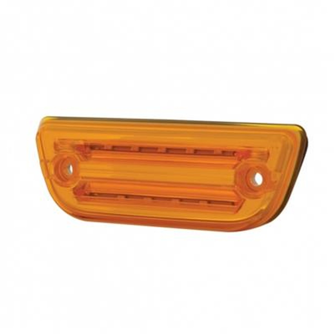 9 LED Rectangular Cab Light For Peterbilt 579 & Kenworth T680/T770/T880- Amber LED/Amber Lens